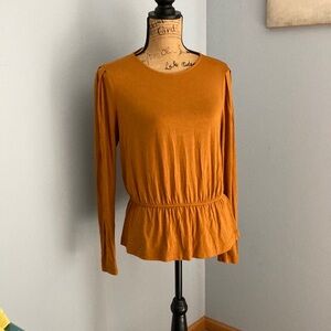 Banana Republic NWT Women Size M Gathered Waist Shirt